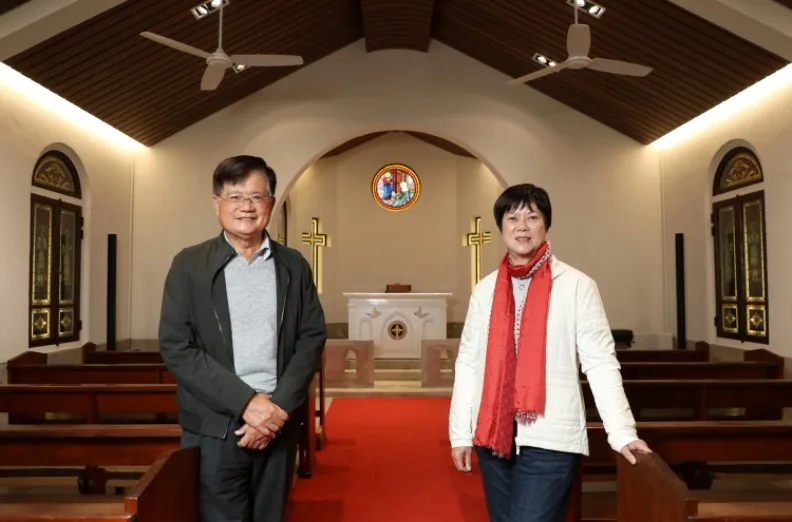 圖／劉淙漢、何麗梅夫婦。張智傑攝