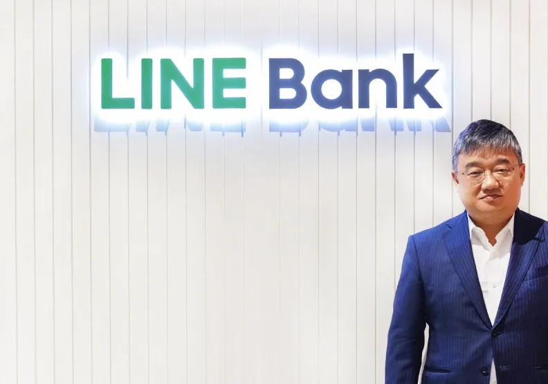 圖／LINE Bank董事長黃仁埈。Line Bank提供