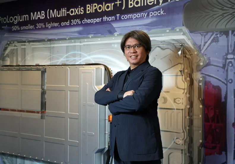 輝能將在法國投資52億歐元，興建一座新的超級工廠。圖為輝能創辦人兼執行長楊思枏。張智傑攝