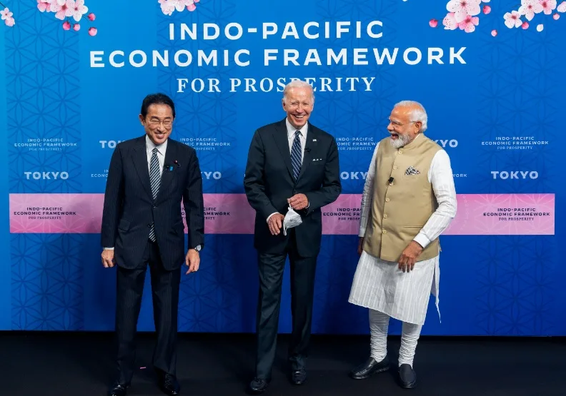 圖／印太經濟架構（IPEF）昨天在日本東京舉行。取自President Biden twitter