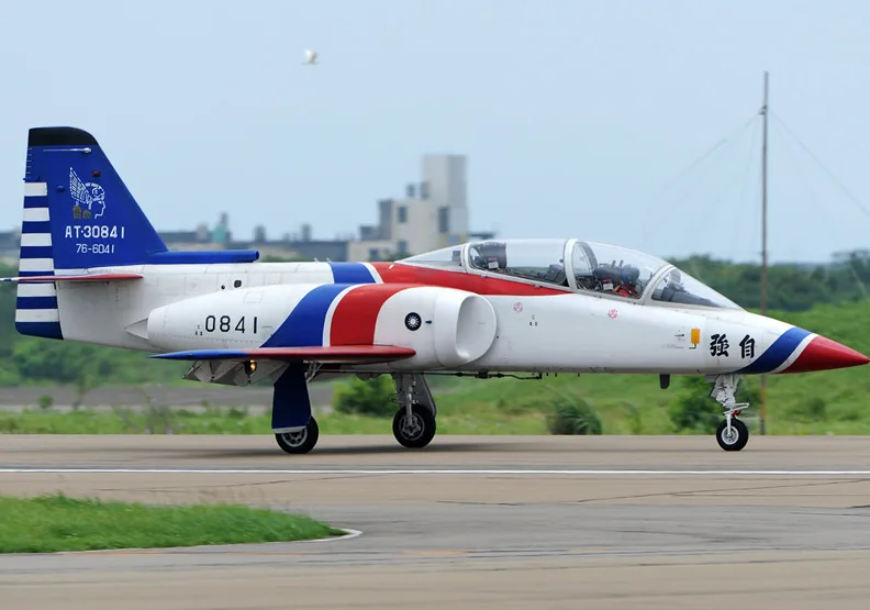 圖／空軍AT-3教練機，情境圖非失事機。wikimedia commons by Toshiro Aoki