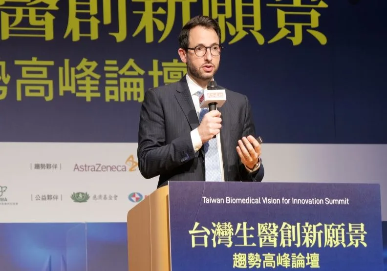 圖／台灣阿斯特捷利康總裁Claudio Longo。賴永祥攝