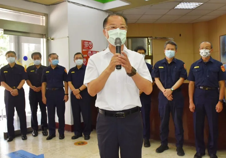 圖／新任新任署長黃明昭。取自高雄市政府警察局臉書