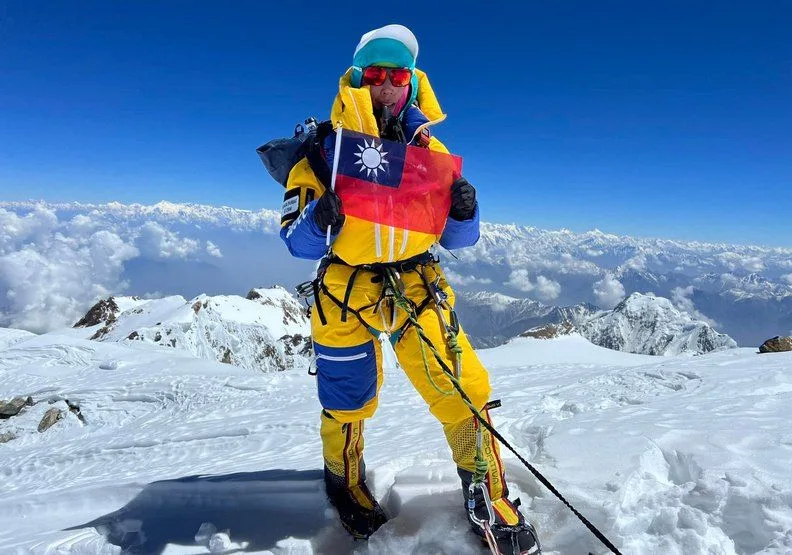 曾格爾海拔8000公尺高峰已征服8座，是台灣第一人。曾格爾提供