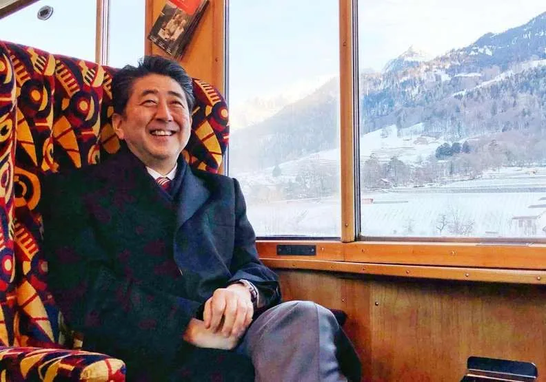 安倍晉三親切的笑容，如今已成了追憶。取自安倍臉書