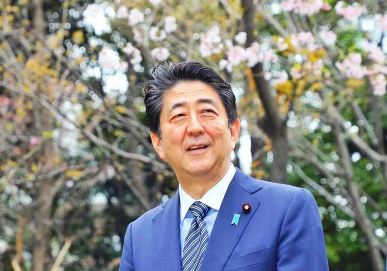 圖／日本前首相安倍晉三。取自安倍臉書
