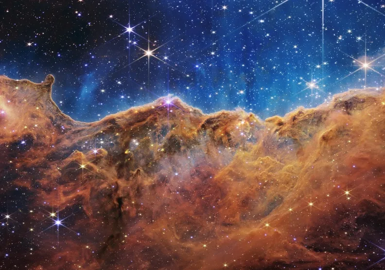 圖／「船底座星雲」（Carina Nebula）。NASA提供