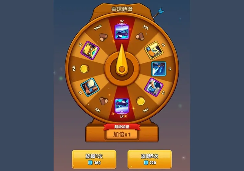 手機遊戲「Island War」的轉蛋項目。圖片來源／Island War