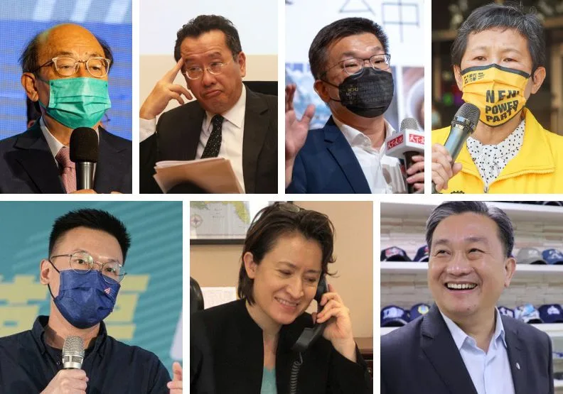 圖／蕭美琴、顧立雄、蔡其昌、柯建銘、林飛帆、陳椒華、王定宇遭中國列「台獨頑固分子」。取自臉書、張智傑攝、賴永祥攝