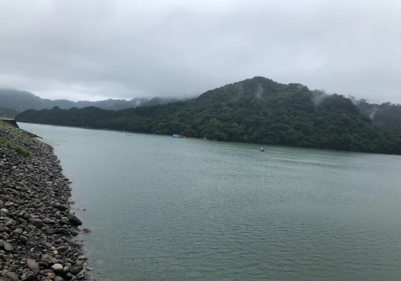 軒蘭諾颱風在北部帶來顯著雨勢，石門水庫的水位持續上升。圖取自北水局官網