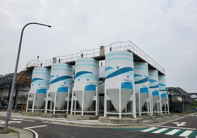 圖／台積電南科再生水廠設備一景。胡華勝攝