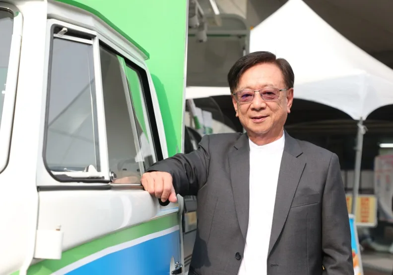 圖／宣明智認為電動車的未來無限可期。蘇義傑攝