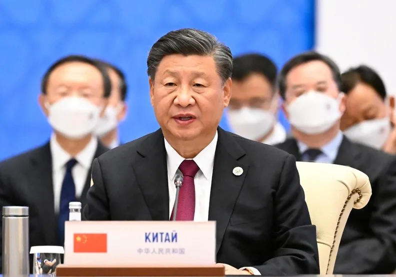 習近平在二十大發表開幕報告，重申反對台獨的立場。圖取自中國中央人民政府官網