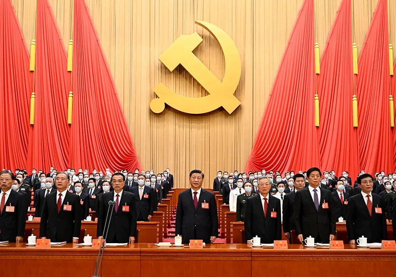二十大開幕式。圖片來源／中共20大新聞中心