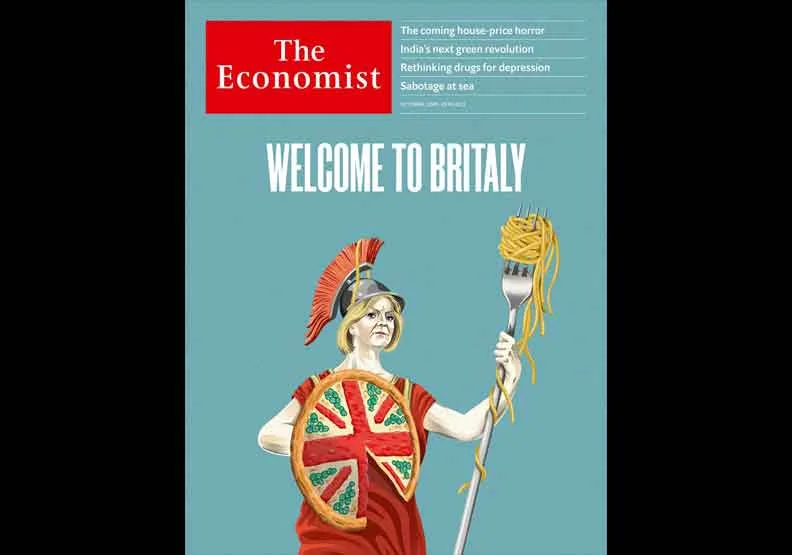 圖／《經濟學人》最新一期封面。取自The Economist twitter