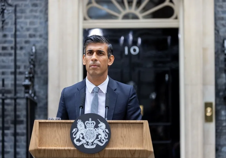 圖／英國首相蘇納克。Flickr by Number 10