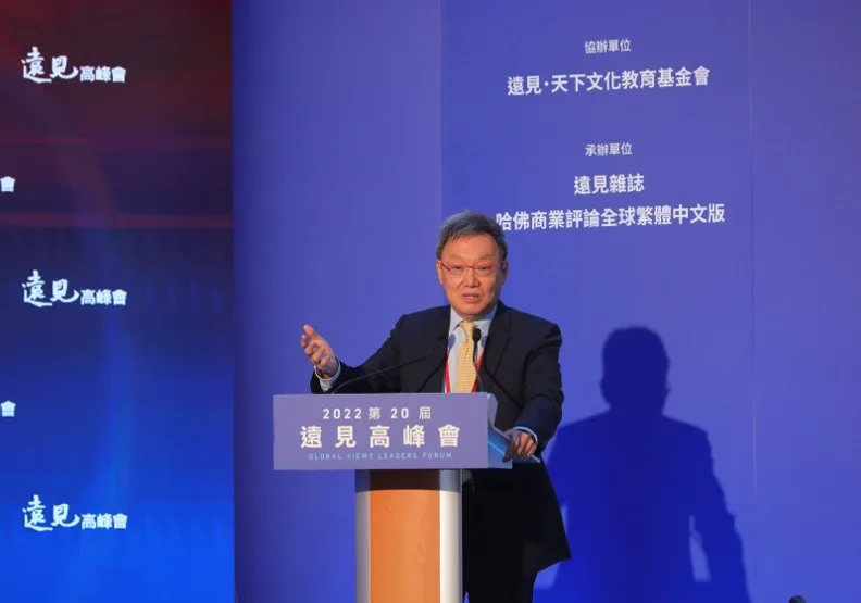 圖／台北論壇基金會董事長蘇起認為，戰略這盤棋，蔡英文錯了。黃菁慧攝