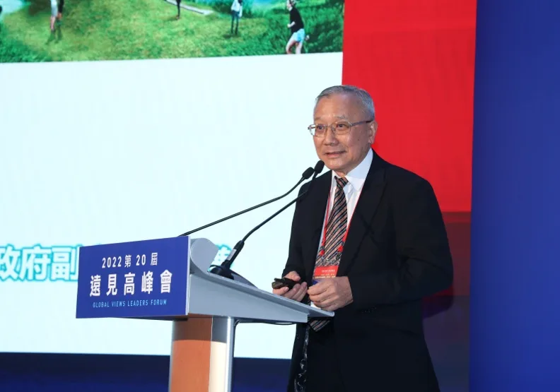 台南市副市長戴謙分享產業及能源轉型的治理經驗，力圖實踐綠色永續。蘇義傑攝