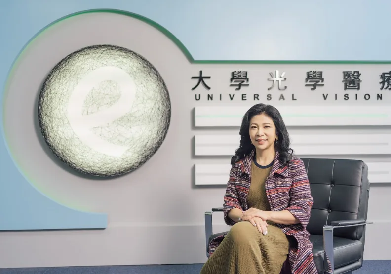 圖/大學光學科技董事長歐淑芳。
