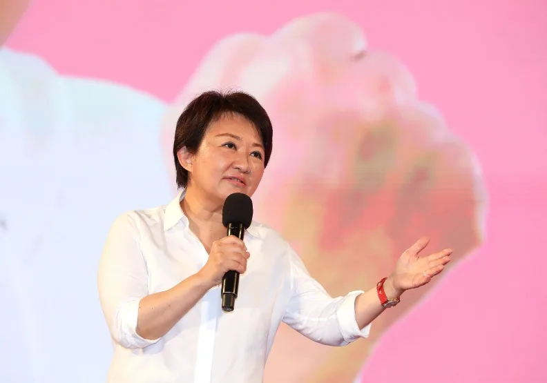 圖／台中市長盧秀燕連任成功。蘇義傑攝