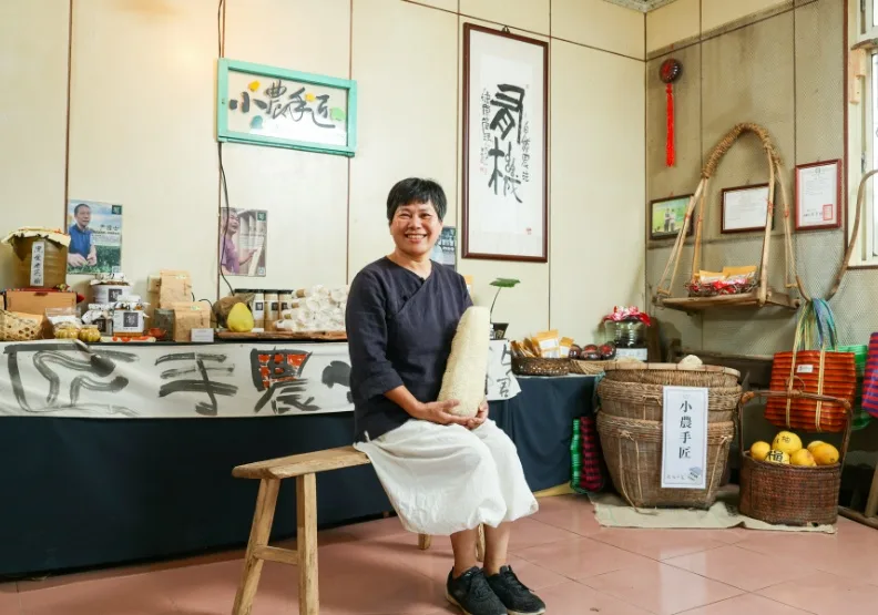 圖/第一屆桃好女力獎-桃好創生女力獎得主，卓越綠農創辦人 余孟芬。