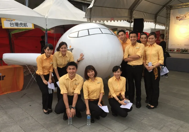 圖／看好疫後旅遊市場，台灣虎航宣布招考空服及地勤共200人。圖片來源／虎航FB