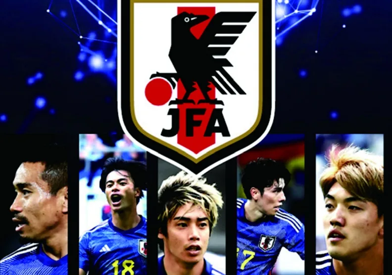 「藍武士」日本隊。圖片來源／サッカー日本代表推特
