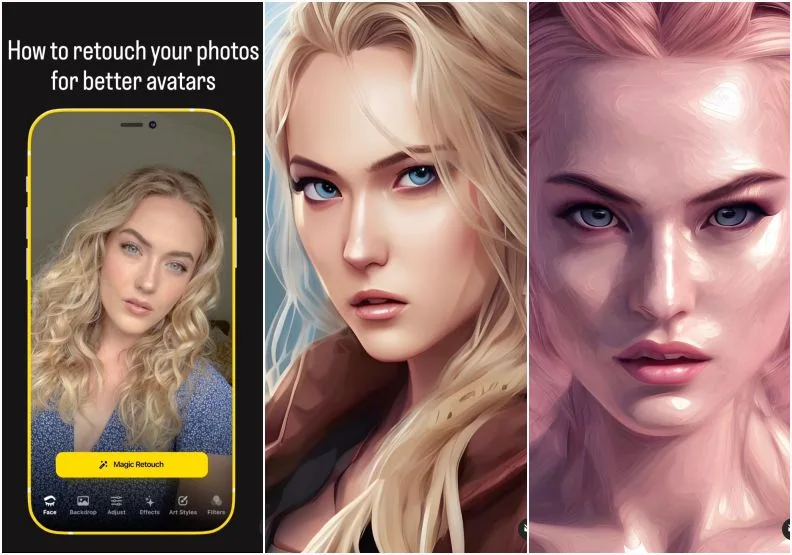 圖／近日AI生成自拍Lensa AI，已登上美國付費App冠軍。取自Lensa AI IG