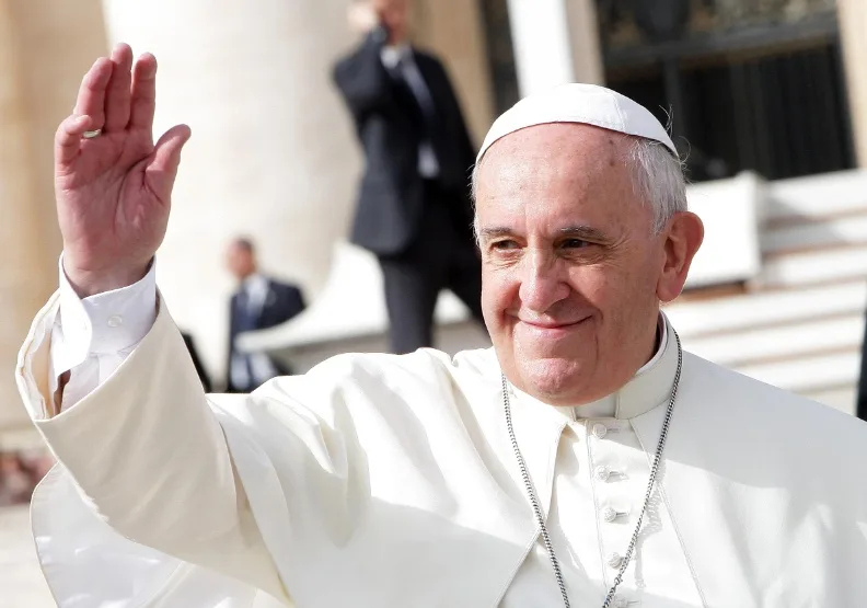 圖／天主教教宗方濟各（Pope Francis）。Flickr by Long Thiên