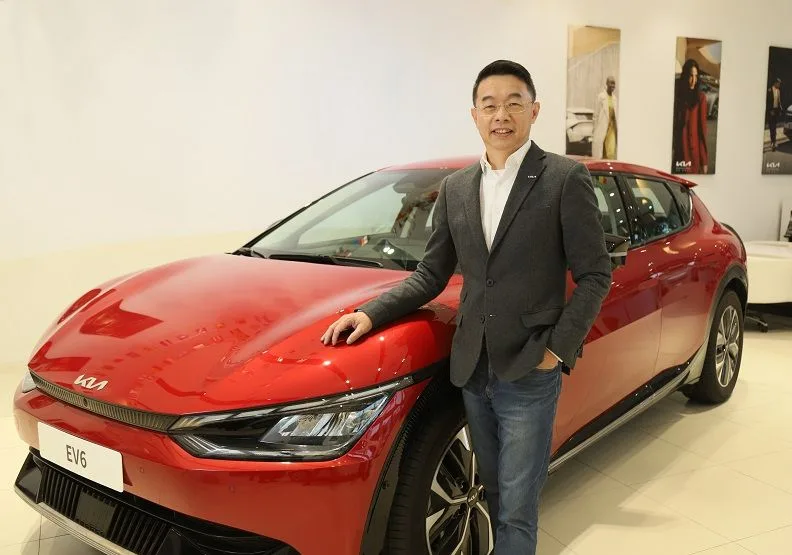 圖/ Kia台灣森那美起亞總裁李昌益分享集團以創新布局綠色智慧移動新未來。