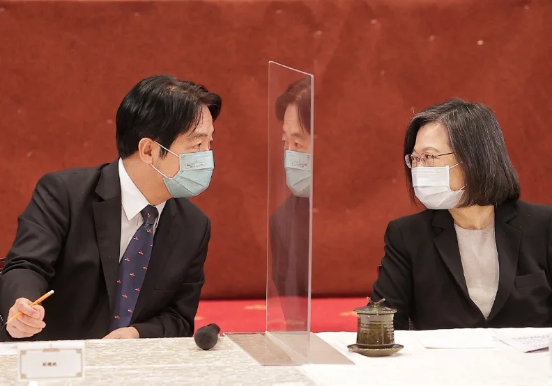 圖／總統蔡英文睽違745天再親上火線回答疑問。總統府提供