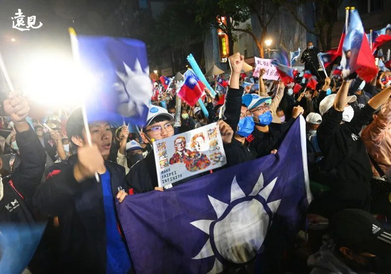 圖／九合一選舉的國民黨候選人黨部盛況。關立衡攝