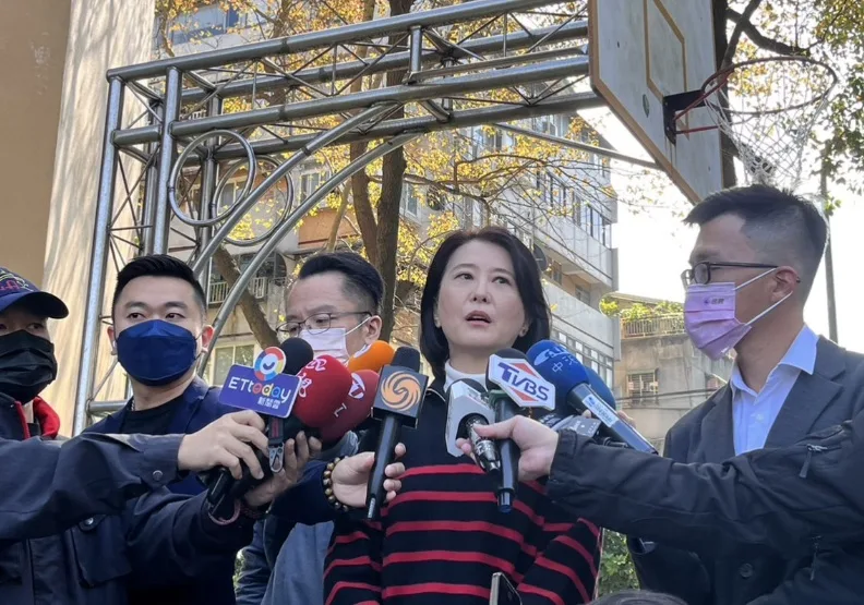 國民黨參選人王鴻薇以超過6萬張的票數，在替藍軍拿下一席立委席次。陳思豪攝