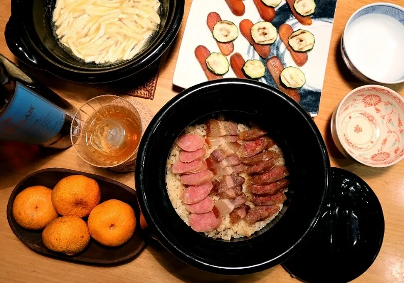 農曆新年，葉怡蘭絕不錯過烏魚子、臘味等年節古早味。葉怡蘭提供