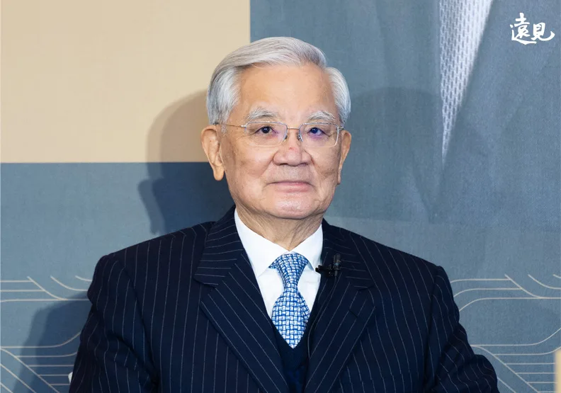 前副總統連戰今發表新書《連戰回憶錄》。賴永祥攝