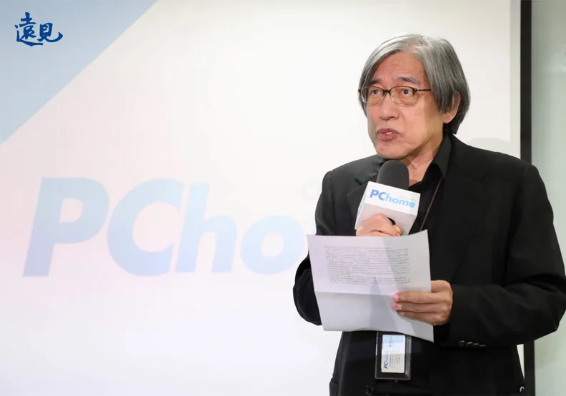 網家集團董事長詹宏志今偕上任執行長張瑜珊召開媒體溝通會。張智傑攝