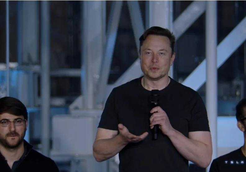 特斯拉執行長馬斯克。擷取自Tesla YouTube