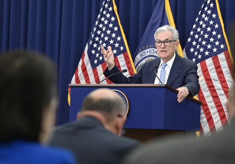 聯準會主席鮑爾宣布升息1碼。Flickr by Federalreserve