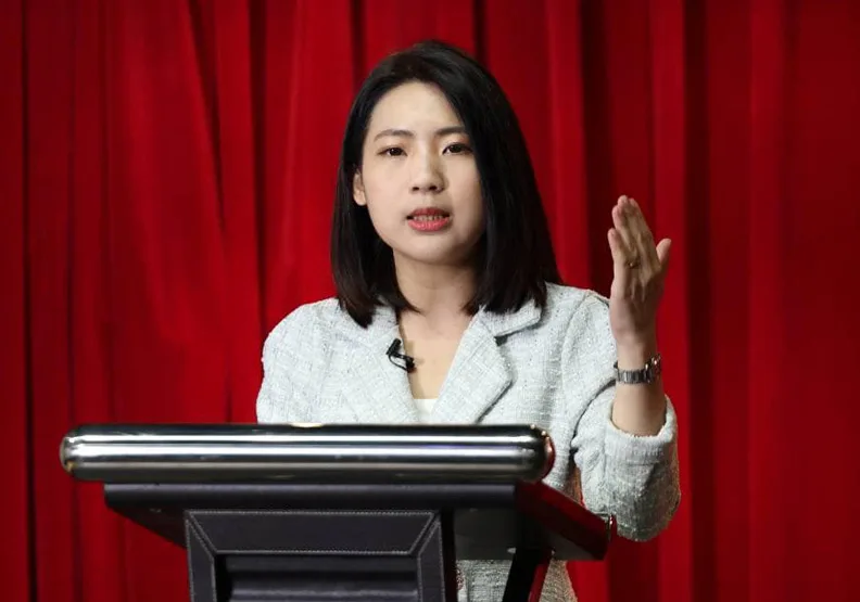 台北市議員徐巧芯獲國民黨北市第七選區立委提名資格。取自徐巧芯臉書