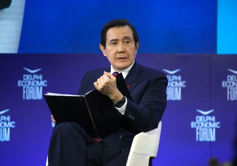 馬英九致詞時，則當著習近平的一面，一度將「中華民族」口誤成「中華民國」。遠見資料照，馬英九辦公室提供
