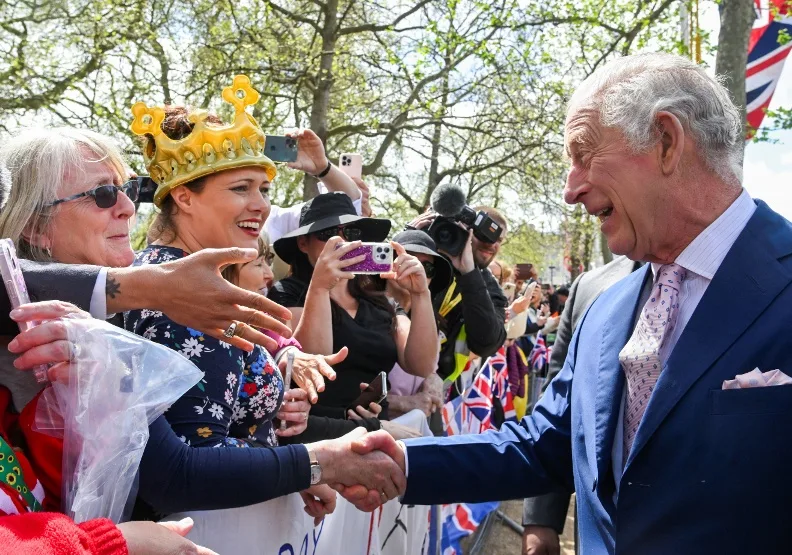 英王查爾斯三世（King Charles III）將在倫敦盛大舉行加冕典禮。達志影像