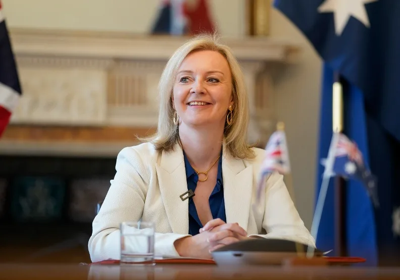 前英國首相特拉斯（Liz Truss）。Flickr by Number 10