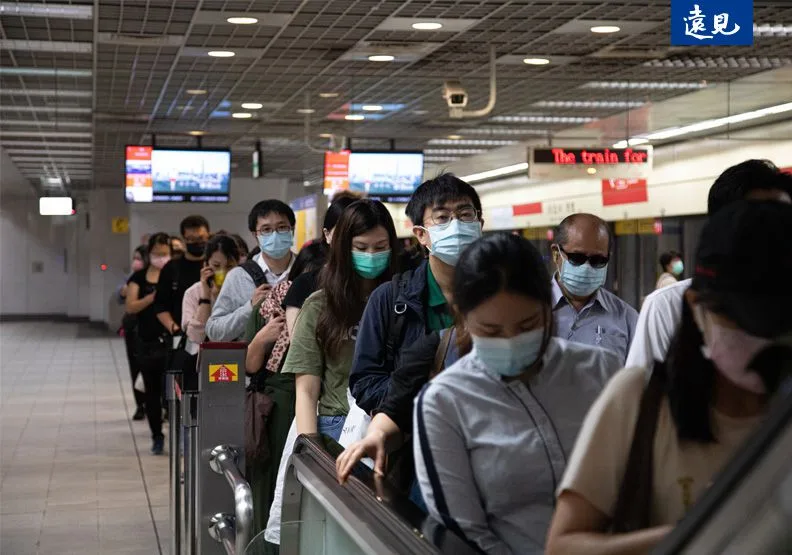 上班族示意圖。池孟諭攝