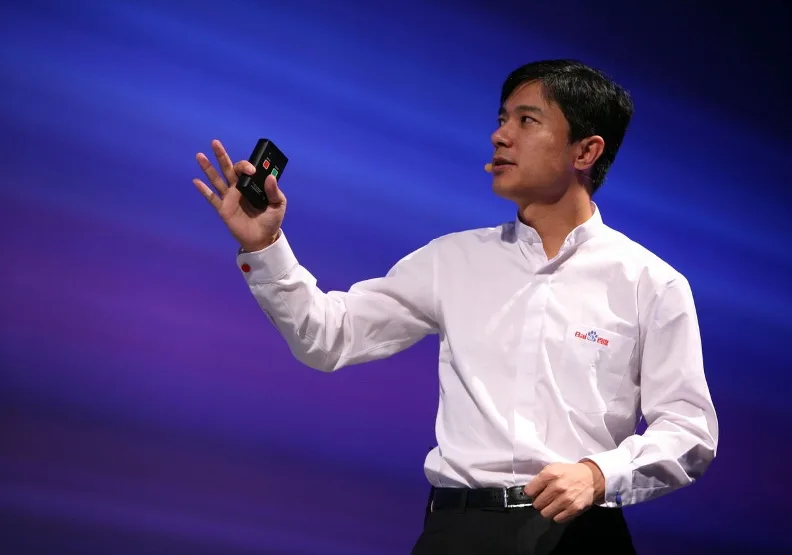 中國搜尋引擎百度的創辦人兼CEO李彥宏。取自百度