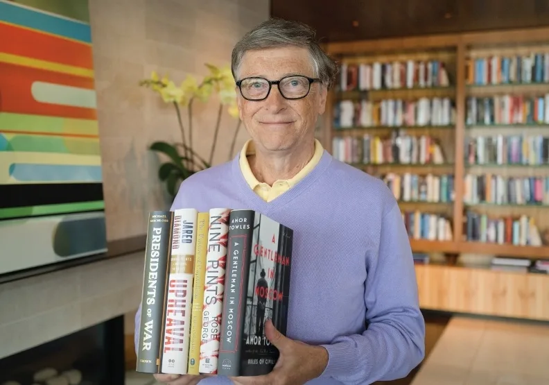 《留白工作法》／Photo Credit：FB@Bill Gates