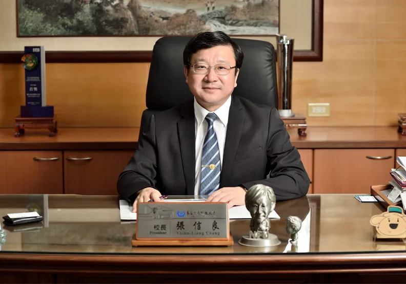 圖/ 虎科大校長張信良鼓勵學生跨域發展以成為業界不可或缺人才。