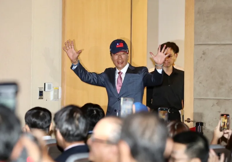 郭台銘曾在2018年6月在股東會中宣示，鴻海股價要達到200元目標，否則不會退休。遠見資料照，張智傑攝