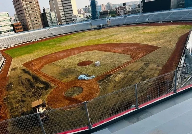 前年7月24日至今，新竹棒球場已封閉超過1年。資料照，取自揚名實業臉書