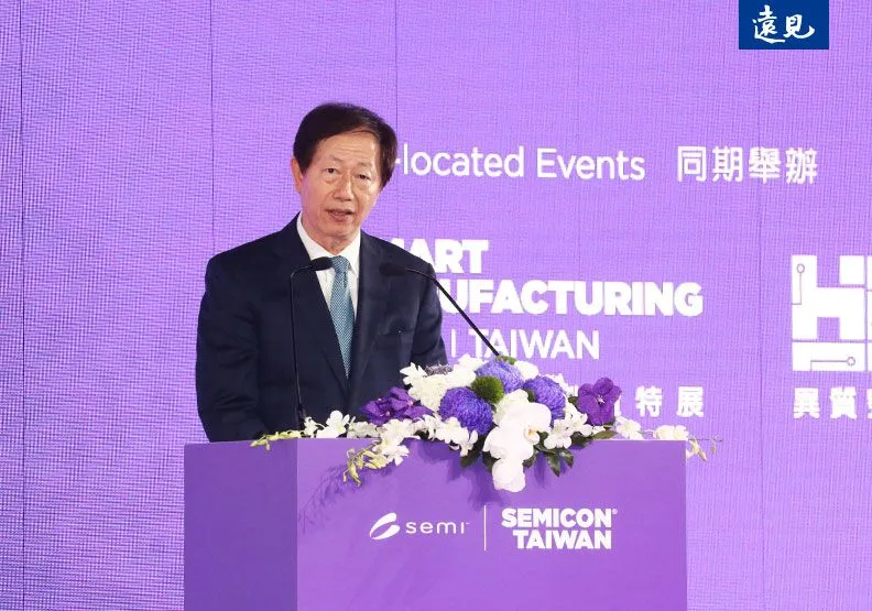2023國際半導體展開展首日，台積電董事長劉德音以「AI時代下的半導體科技」為題發表演說，他如何看待半導體產業接下來發展？蘇義傑攝