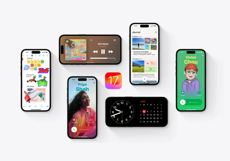 根據Apple官網指出，ios 17 將在台灣時間9月19日凌晨1點推出，包含「新增聯絡人海報」等多項新功能。取自Apple